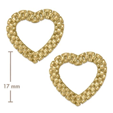 Rolex Heart Earring 